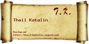 Theil Katalin névjegykártya